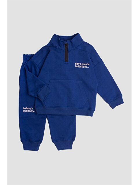 Kidex's Dik Yaka Erkek Bebek Eşofman Takımı - W4LI37Z1-GZE