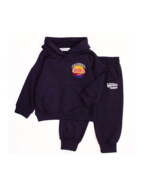 Kidex's Kapüşonlu Erkek Bebek Eşofman Takım - W4LI39Z1-CSN