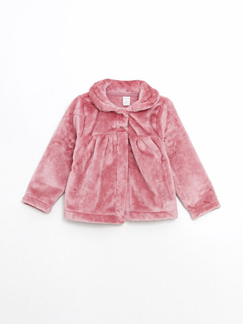 LCW baby Pelüş Kız Bebek Mont - W4LI44Z1-GDR