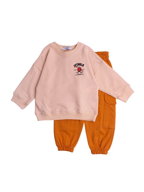 Kidex's Bisiklet Yaka Erkek Bebek Eşofman Takımı - W4LI47Z1-FPT