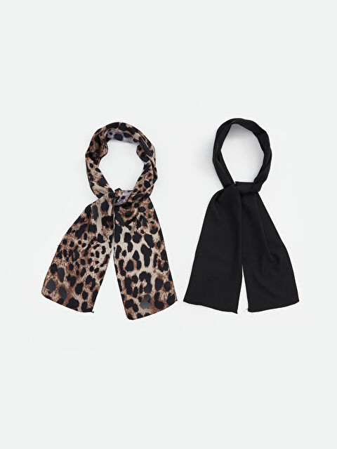LCW ACCESSORIES Leopar Desenli Kadın Fular - W4LI99Z8-F9C