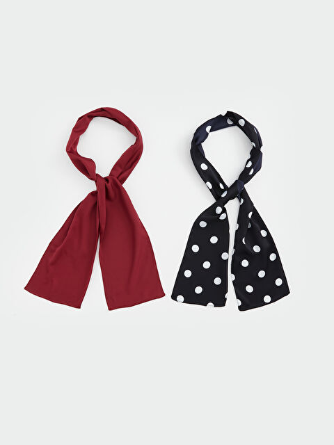 LCW ACCESSORIES Desenli Kadın Fular 2'li - W4LJ02Z8-F9C