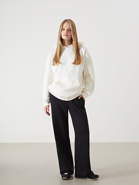 Natuvera Beli Lastikli Kadın Eşofman Altı - W4LJ60Z8-UP7