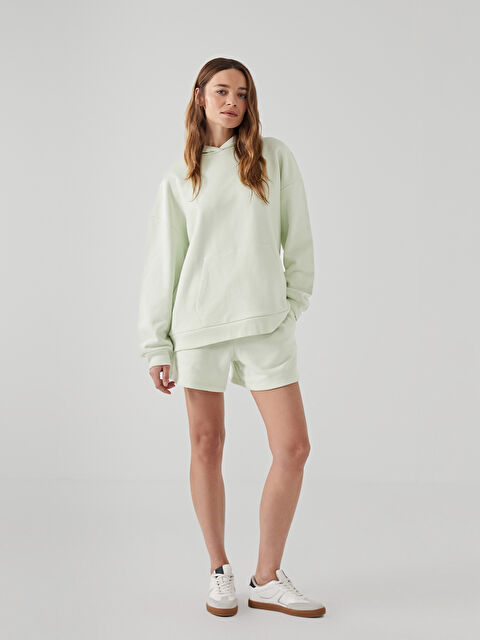 Natuvera Beli Lastikli Kadın Şort - W4LJ83Z8-RMR