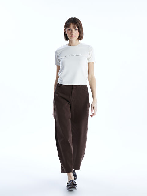 LCW Jeans Balloon Fit Kadın Jean Pantolon - W4LL47Z8-JTW