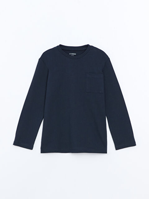 LCW Kids Bisiklet Yaka Erkek Çocuk Tişört - W4LL65Z1-HNG