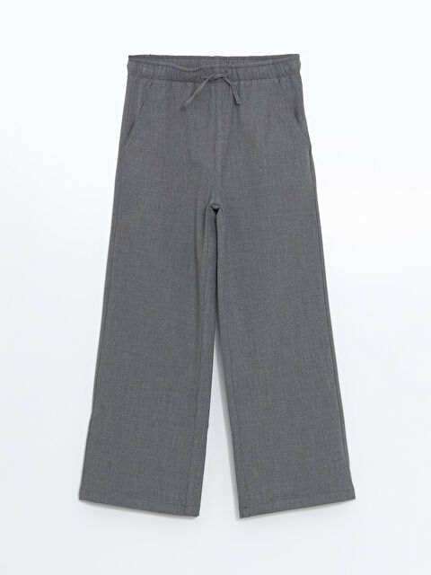 LCW Kids Beli Lastikli Kız Çocuk Pantolon - W4LM04Z4-JMD