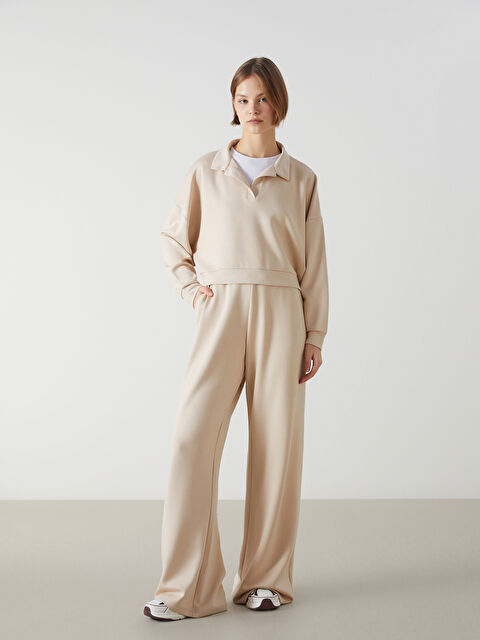 KOOR SPORT Beli Lastikli Kadın Eşofman Altı - W4LM20Z8-D4Y