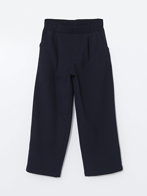 LCW Kids Beli Lastikli Kız Çocuk Pantolon - W4LM52Z4-HRC