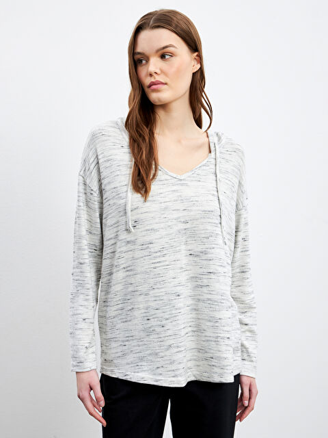 LCWAIKIKI Classic Oversize Women's Hoodie - W4LM91Z8-CUZ