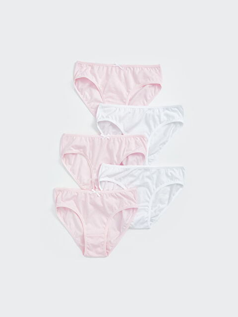 LCW Kids Basic Kız Çocuk Külot 5'li - W4LP57Z4-FWW