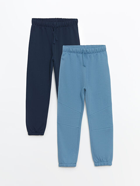 LCW Kids Beli Lastikli Erkek Çocuk Eşofman Alt 2'li - W4LP70Z1-GN9