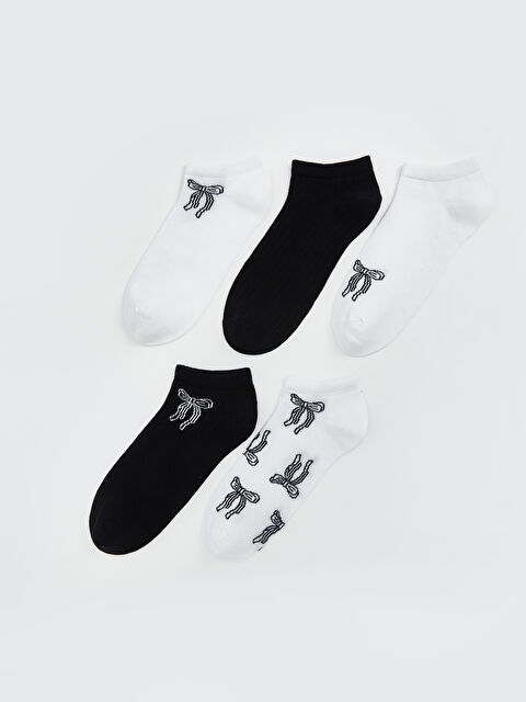 LCW DREAM Desenli Kadın Patik Çorap 5'li - W4LQ01Z8-FDP