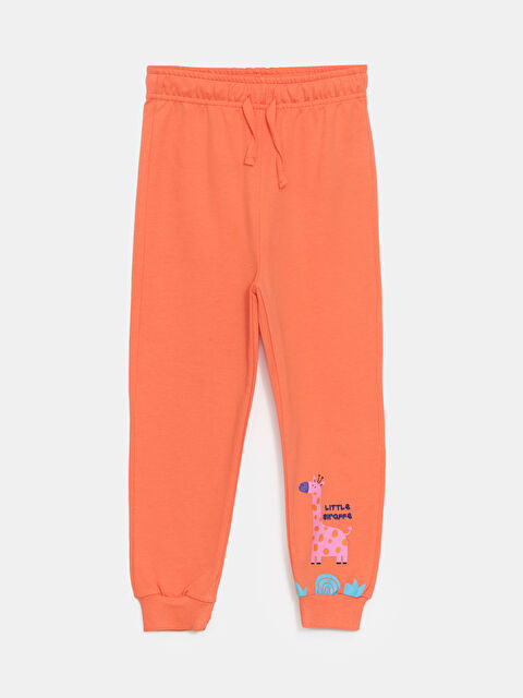 LCW Kids Beli Lastikli Kız Çocuk Jogger Eşofman Altı - W4LQ80Z1-EBA