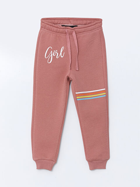 LCW Kids Beli Lastikli Kız Çocuk Jogger Eşofman Altı - W4LR02Z1-DMT