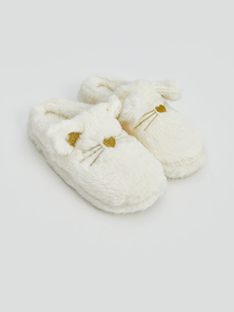 LCW STEPS Embroidered Girls' Home Slippers - W4LS07Z4-EEW