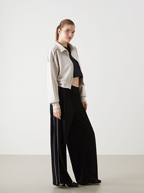 KOOR SPORT Beli Lastikli Kadın Eşofman Altı - W4LT24Z8-HEG