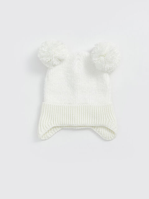 LCW baby Ponponlu Kız Bebek Bere - W4LT97Z1-T89