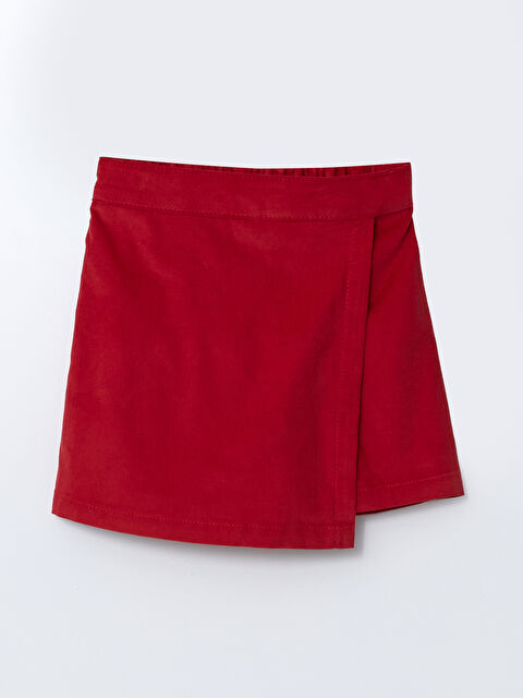 LCW Kids Beli Lastikli Kız Çocuk Şort Etek - W4LU25Z4-HPM