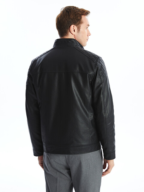 LCWAIKIKI Classic Geacă din piele ecologică Regular Fit pentru