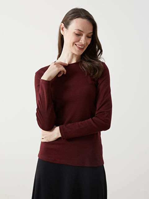 LCWAIKIKI Classic Crew Neck Plain Women's T-Shirt - W4LV15Z8-HQG