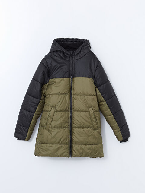 LCW Kids Kapüşonlu Erkek Çocuk Mont - W4LV64Z4-H7L