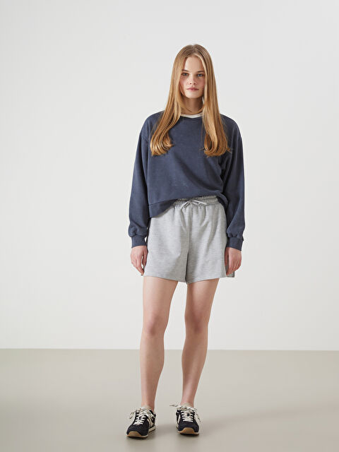 Natuvera Beli Lastikli Kadın Şort - W4LY29Z8-YHA