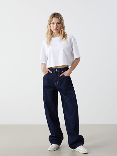 XSIDE Baggy Fit Kadın Jean Pantolon - W4LY58Z8-V6Q