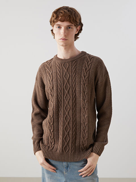 XSIDE Bisiklet Yaka Erkek Triko Kazak - W4LY89Z8-DFV