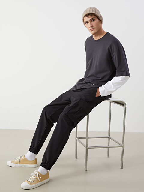 XSIDE ACTIVE Slim Fit Erkek Jogger Eşofman Altı - W4M001Z8-CVL