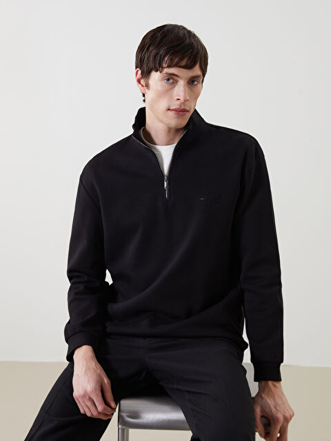 SOUTHBLUE Dik Yaka Erkek Sweatshirt - W4M003Z8-CVL