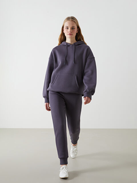 LCW Vision Beli Lastikli Kadın Kalın Jogger Eşofman Altı - W4M031Z8-HGV