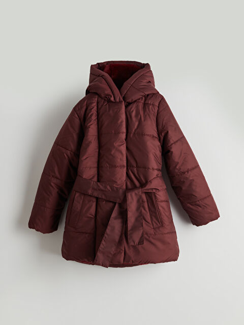 LCW Kids Kapüşonlu Kız Çocuk Şişme Mont - W4M132Z4-CTM