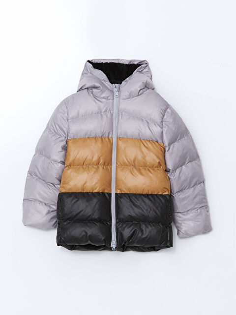 LCW Kids Kapüşonlu Erkek Çocuk Şişme Mont - W4M286Z4-J2B