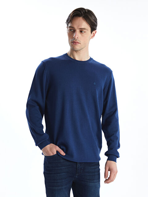 LCWAIKIKI Classic Bisiklet Yaka Erkek Triko Kazak - W4M299Z8-DW8