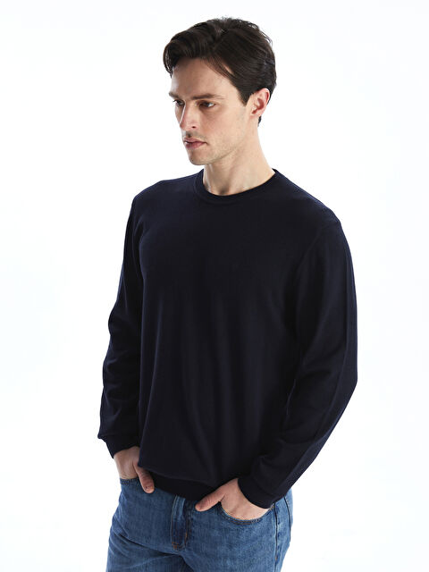 LCWAIKIKI Classic Bisiklet Yaka Erkek Triko Kazak - W4M299Z8-RFH