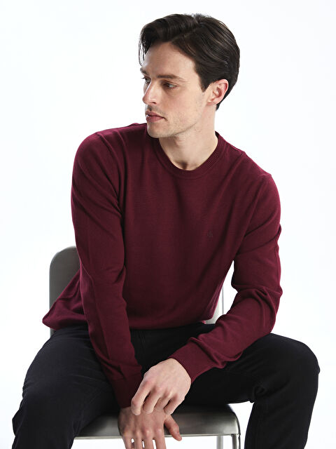 LCWAIKIKI Classic Bisiklet Yaka Erkek Triko Kazak - W4M299Z8-Z7M