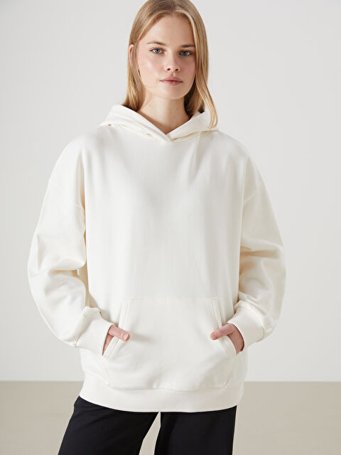 Natuvera Oversize Kadın Hoodie - W4M351Z8-LXH