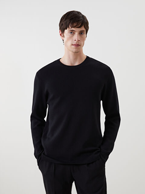 LCW Vision Bisiklet Yaka Erkek Triko Kazak - W4M378Z8-CVL