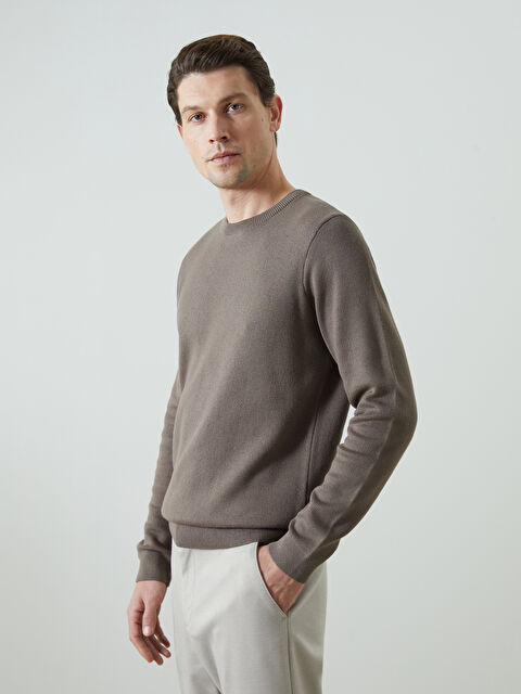 LCWAIKIKI Classic Bisiklet Yaka Erkek Triko Kazak - W4M383Z8-DFV