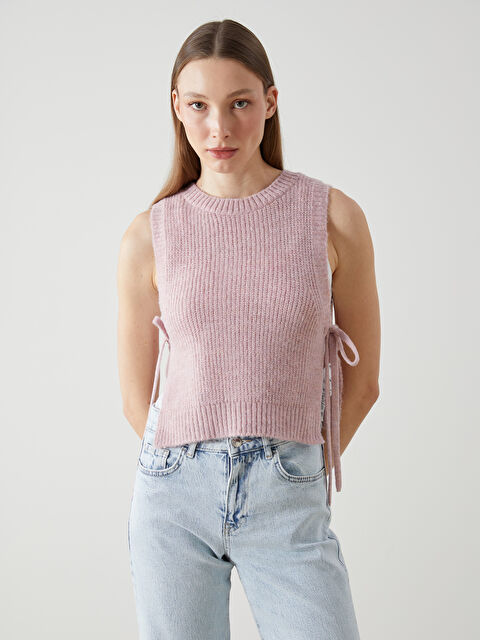 LCW Vision Bisiklet Yaka Kadın Triko Süveter - W4M390Z8-JMV