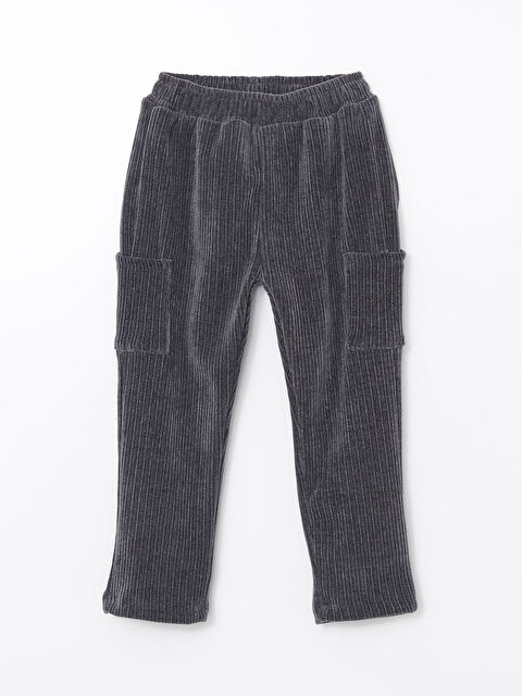 LCW Kids Beli Lastikli Kadife Erkek Çocuk Pantolon - W4M404Z1-CTH