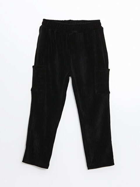 LCW Kids Beli Lastikli Kadife Erkek Çocuk Pantolon - W4M404Z1-CVL