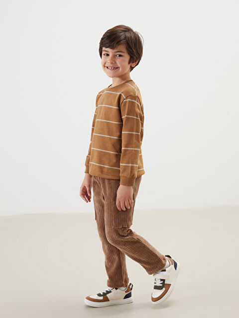 LCW Kids Beli Lastikli Kadife Erkek Çocuk Pantolon - W4M404Z1-ZAW