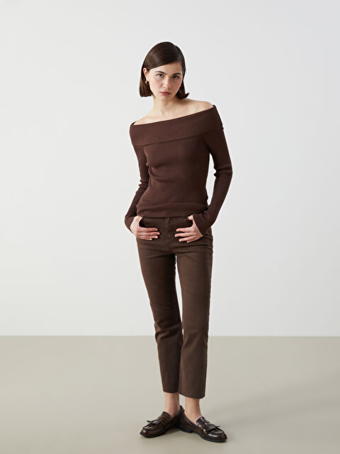 LCW Jeans Mars Flare Kadın Jean Pantolon - W4M464Z8-HDT