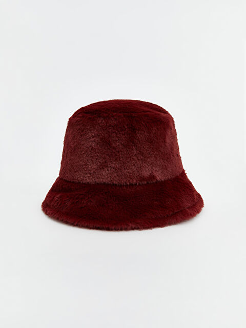 LCW ACCESSORIES Kürklü Kadın Bucket Şapka - W4M522Z8-CZF