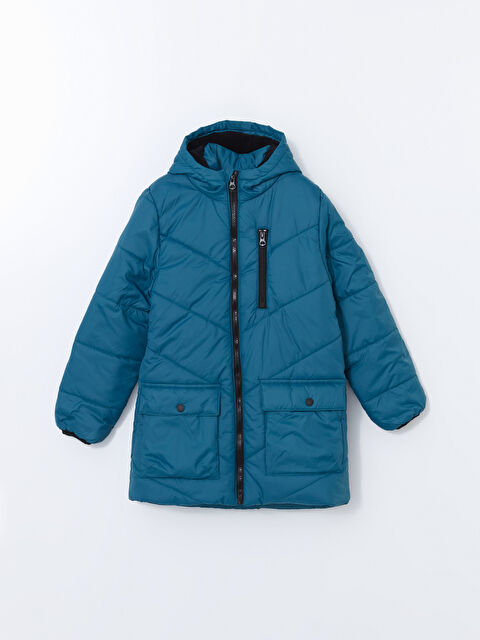 LCW Kids Kapüşonlu Erkek Çocuk Mont - W4M587Z4-HFG