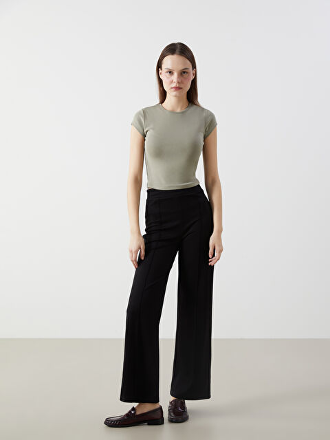 XSIDE Beli Lastikli Kadın Pantolon - W4M610Z8-CVL