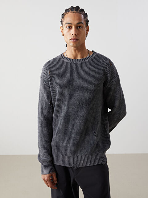 XSIDE Bisiklet Yaka Erkek Triko Kazak - W4M630Z8-CTH