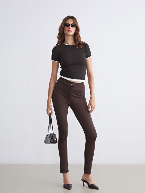 LCW Vision Dar Fit Kadın Tayt Pantolon - W4M660Z8-HSK